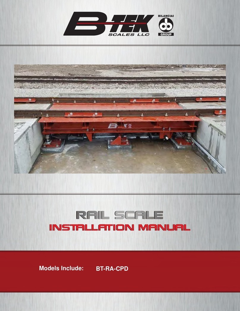 Bilanciai B-TEK Scales BT-RA-CPD User manual
