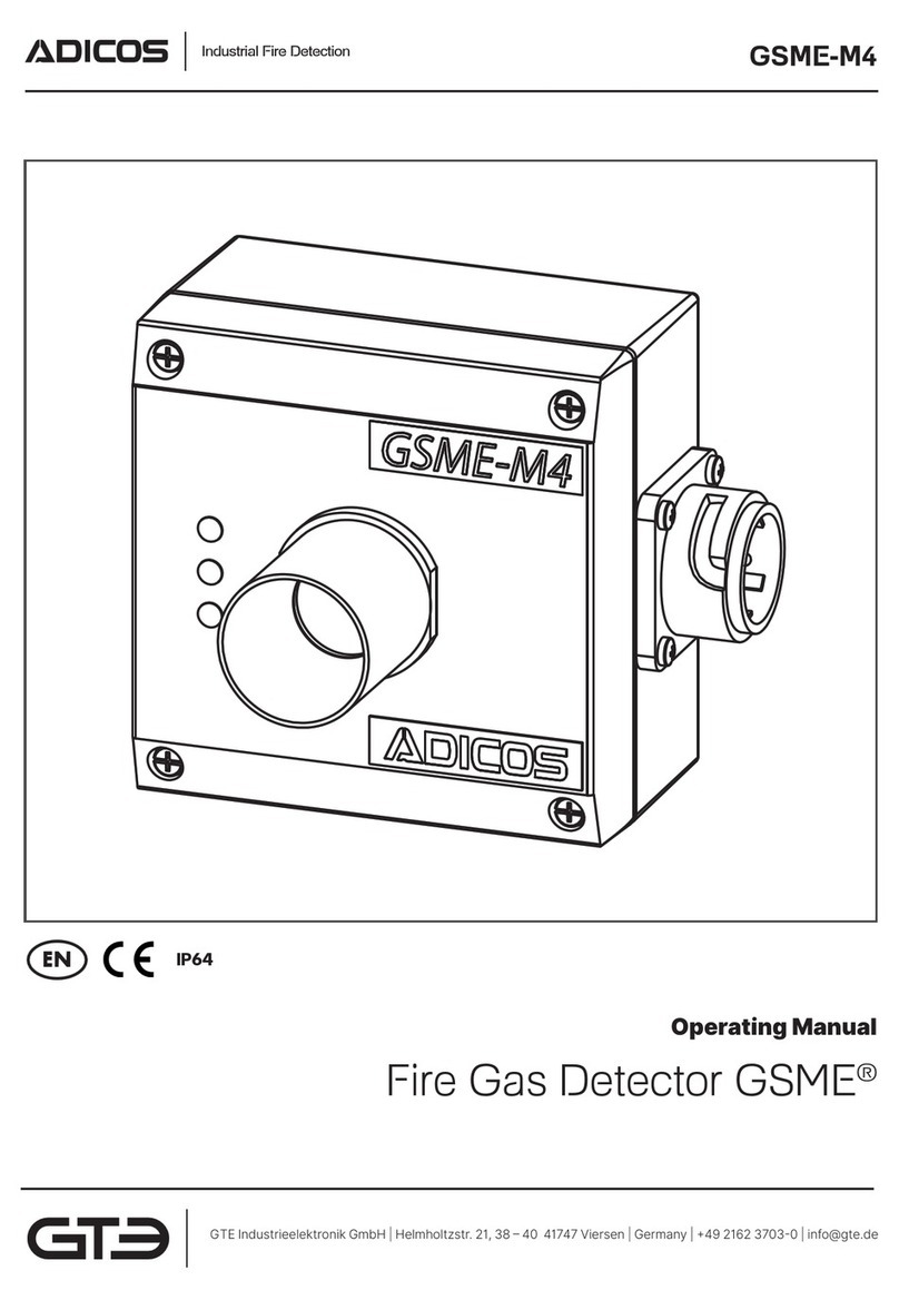 GTE ADICOS GSME-M4 operating manual