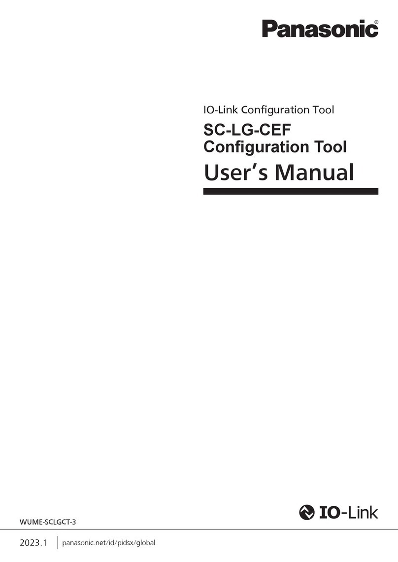 Panasonic IO-Link SC-LG-CEF User manual