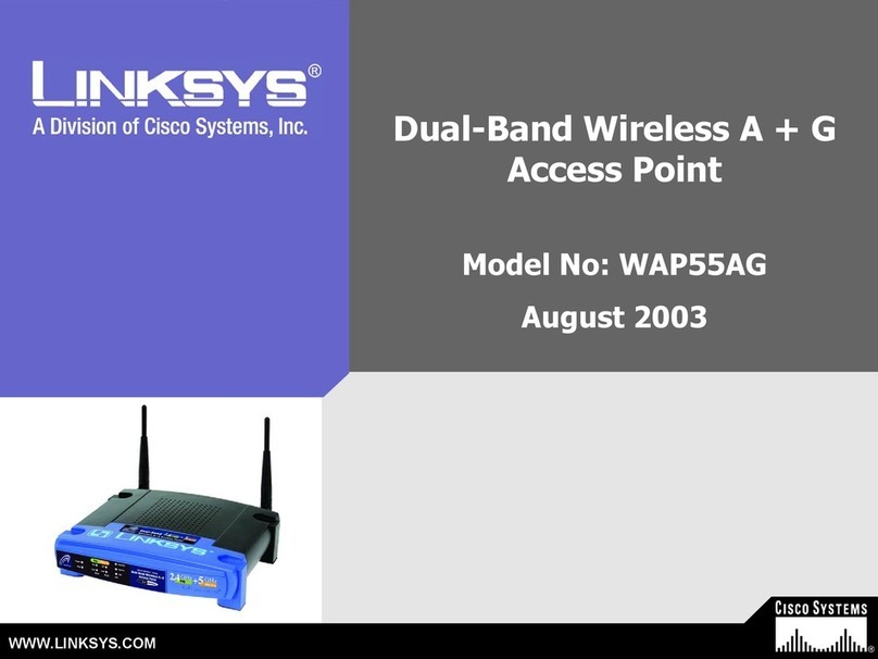 Cisco Linksys WAP55AG User manual Cisco Linksys WAP55AG User manual