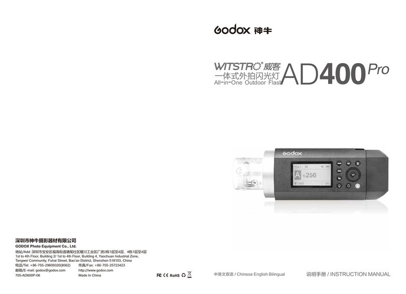 Godox WITSTRO AD400Pro User manual Godox WITSTRO AD400Pro User manual