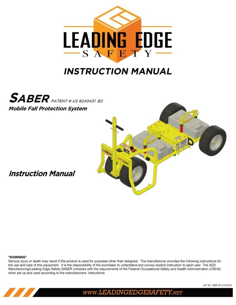 LEADING EDGE SAFETY SABER User manual