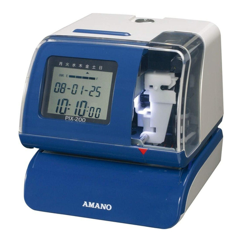 Amano PIX-200 User manual