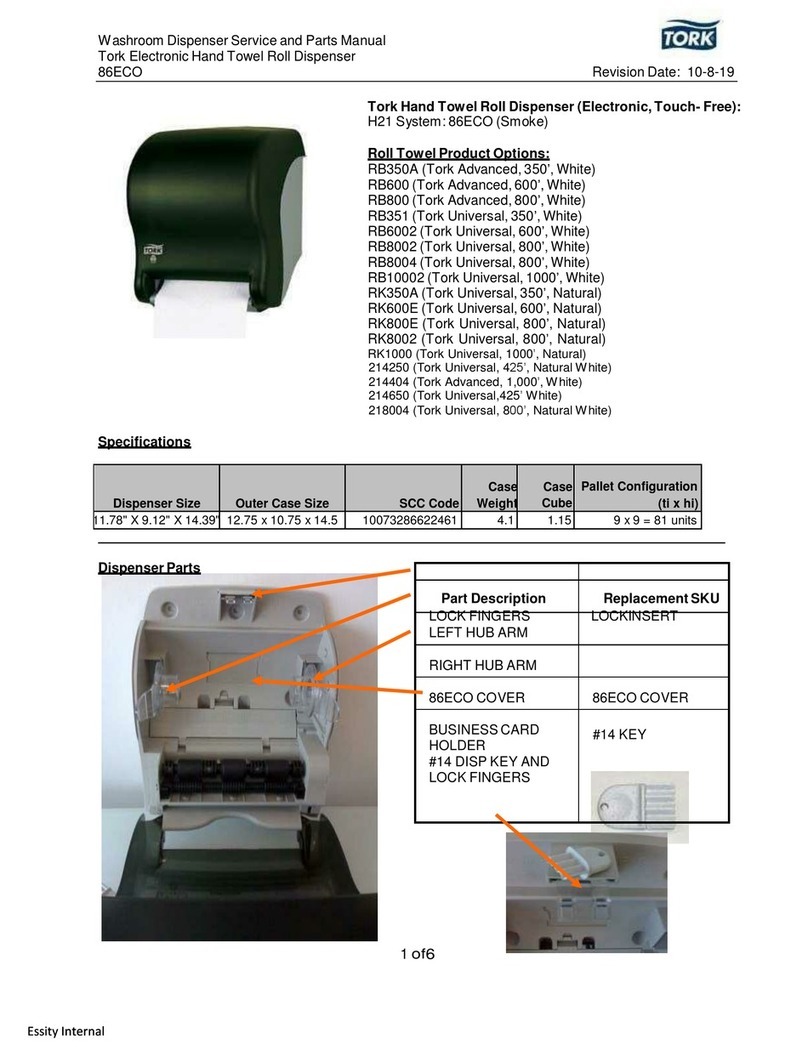 Tork 86ECO Service and parts manual
