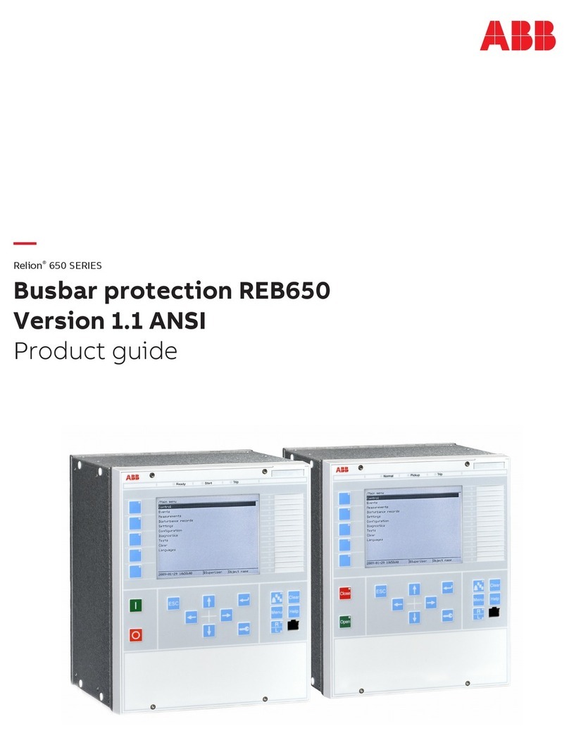 ABB RELION 650 SERIES Product guide ABB RELION 650 SERIES Product guide