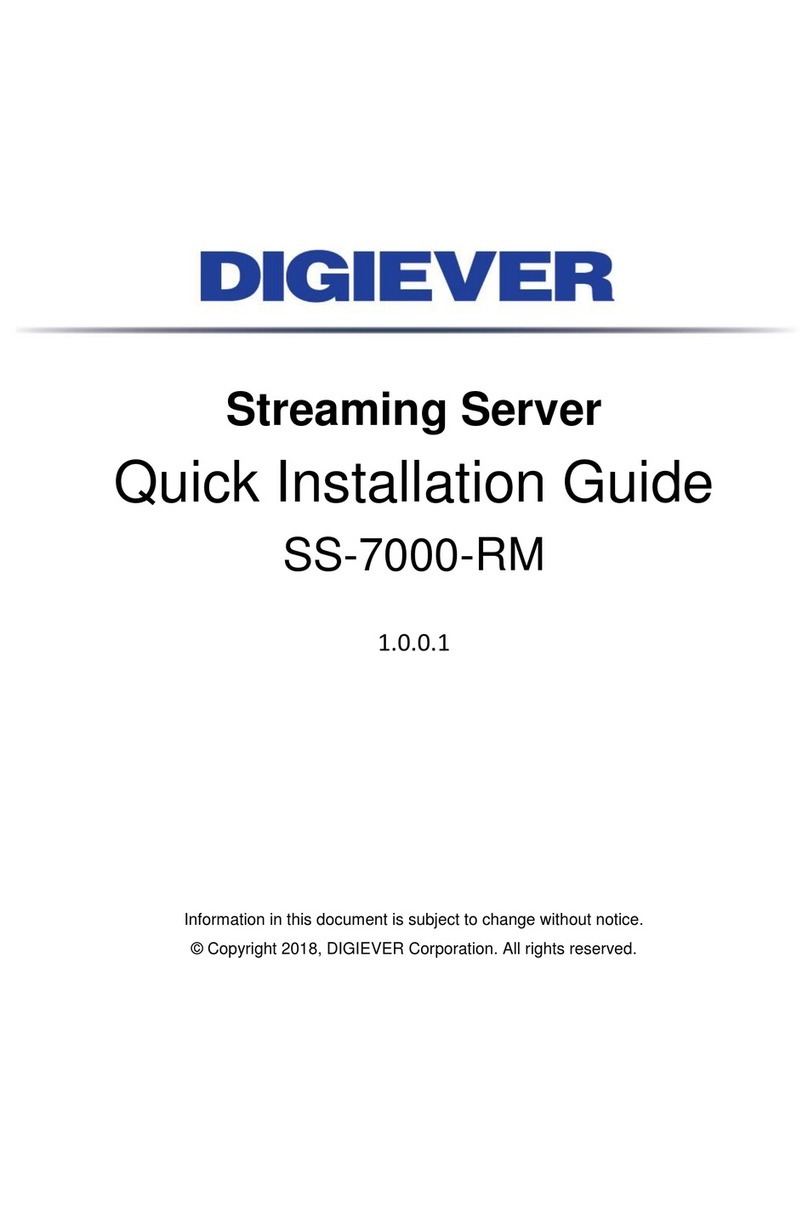 Digiever SS-7000-RM User manual