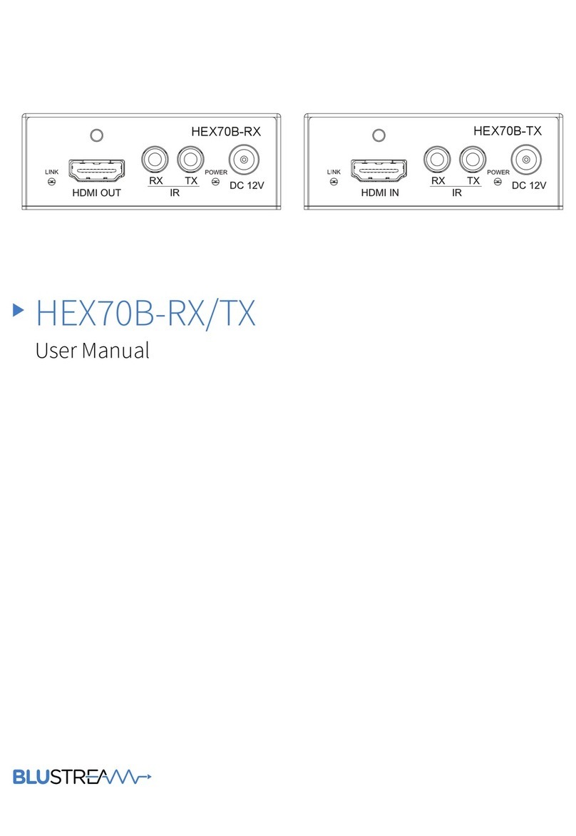 Blu Stream HEX70B-RX user manual
