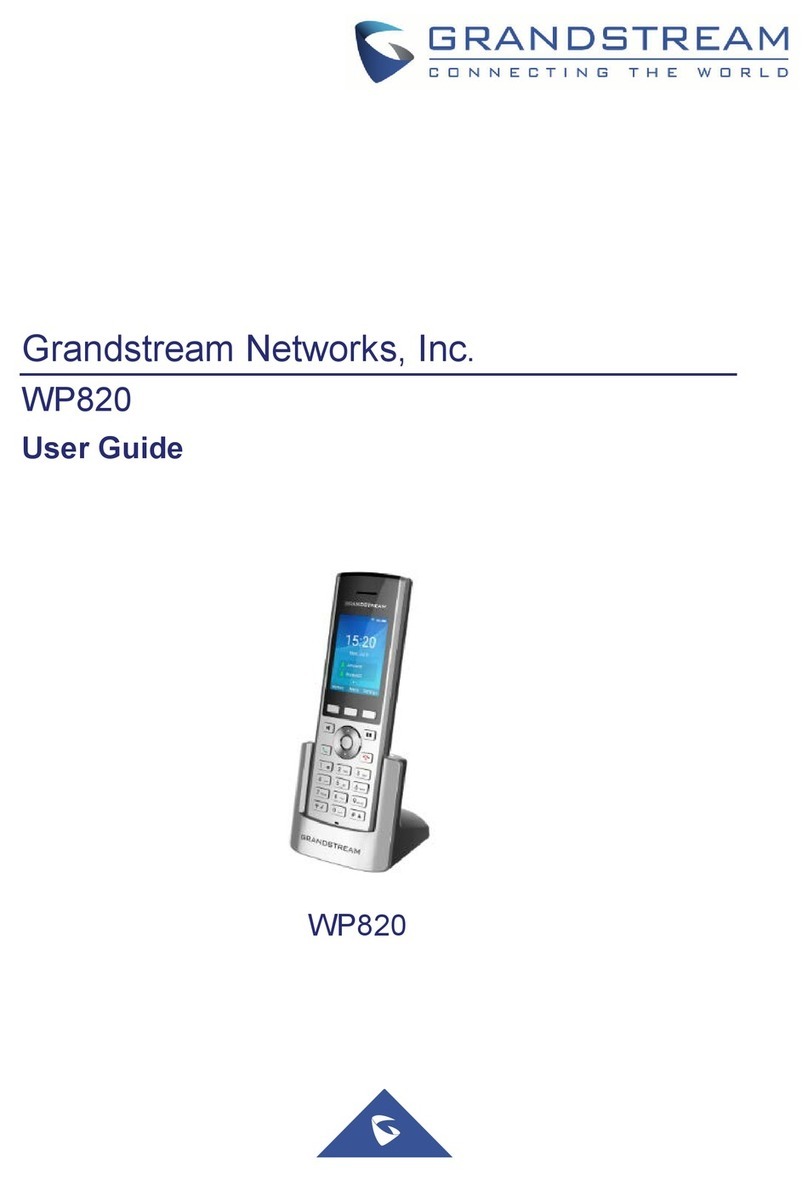 Grandstream Networks WP820 User manual