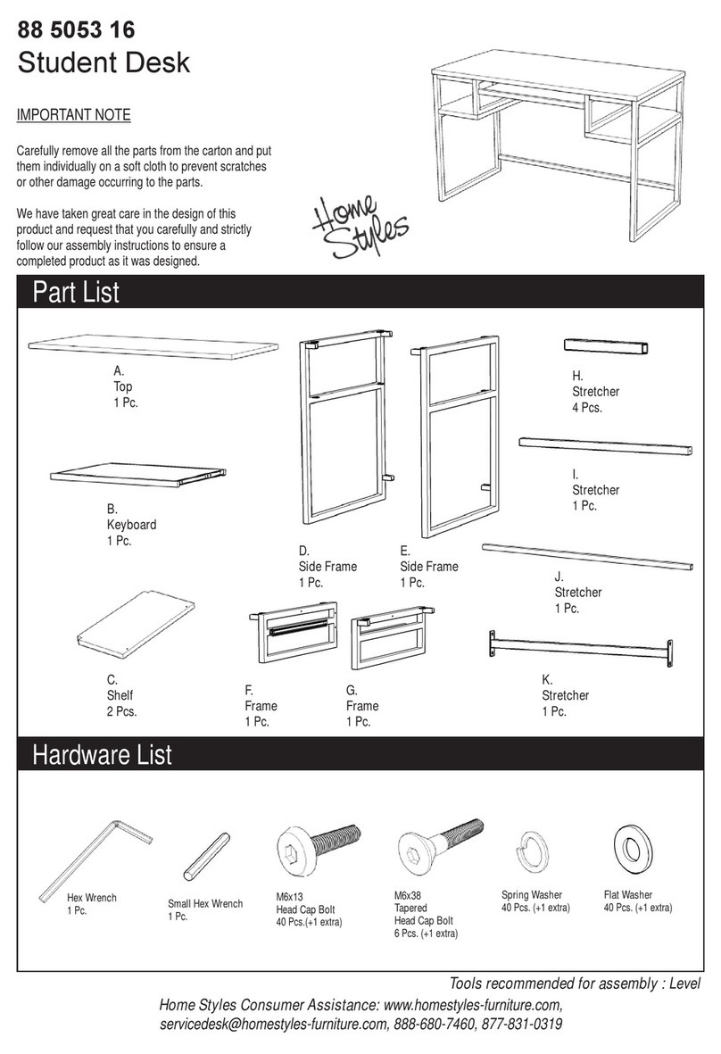 Home Styles 88 5053 16 quick start guide