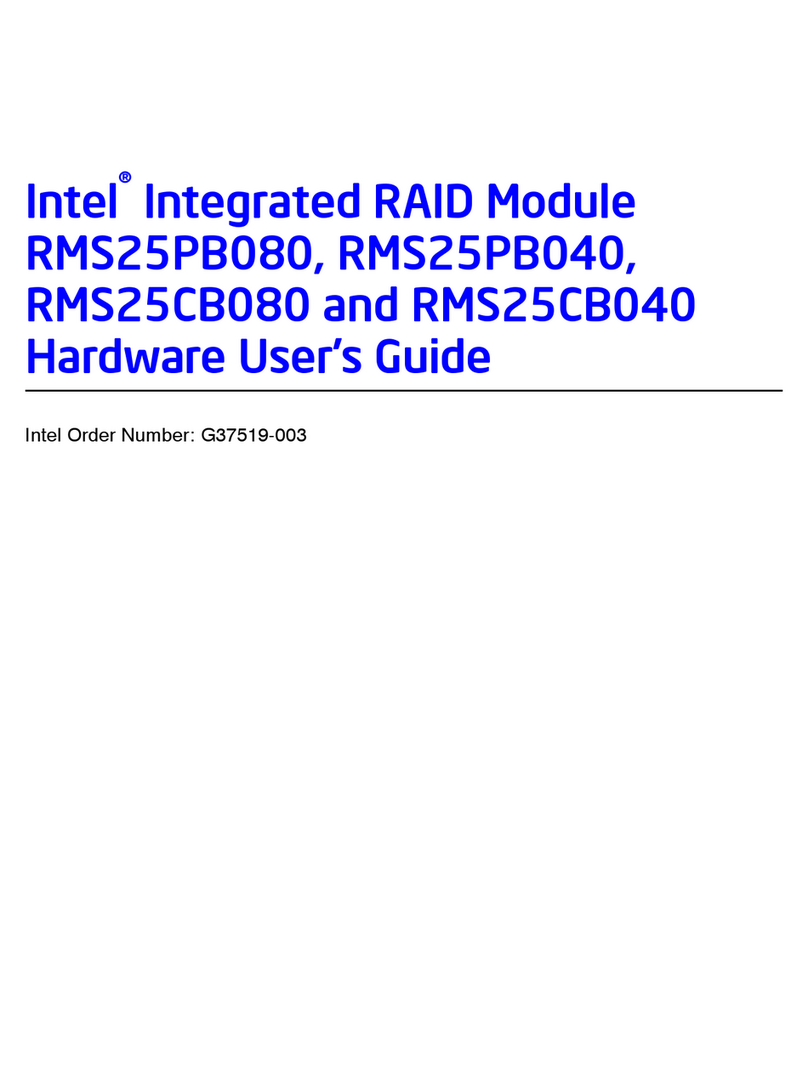 Intel RMS25PB080 Installation manual