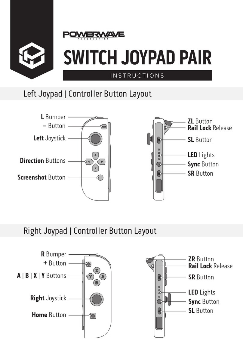 PowerWave SWITCH JOYPAD PAIR User manual