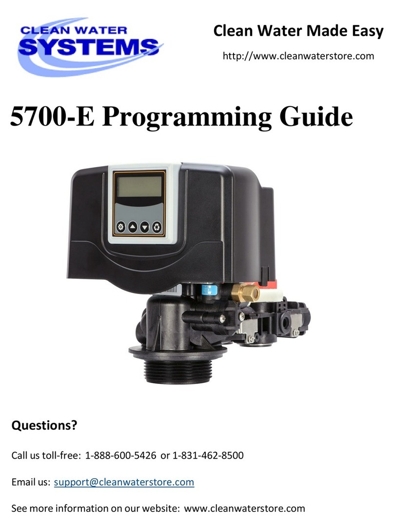 Clean Water Systems Pro-OX 5700-E Operating instructions