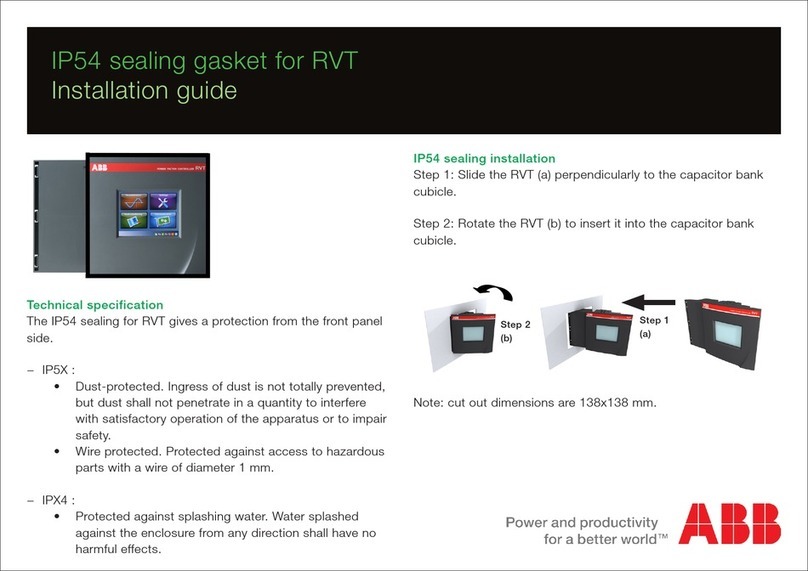 ABB IP54 installation guide