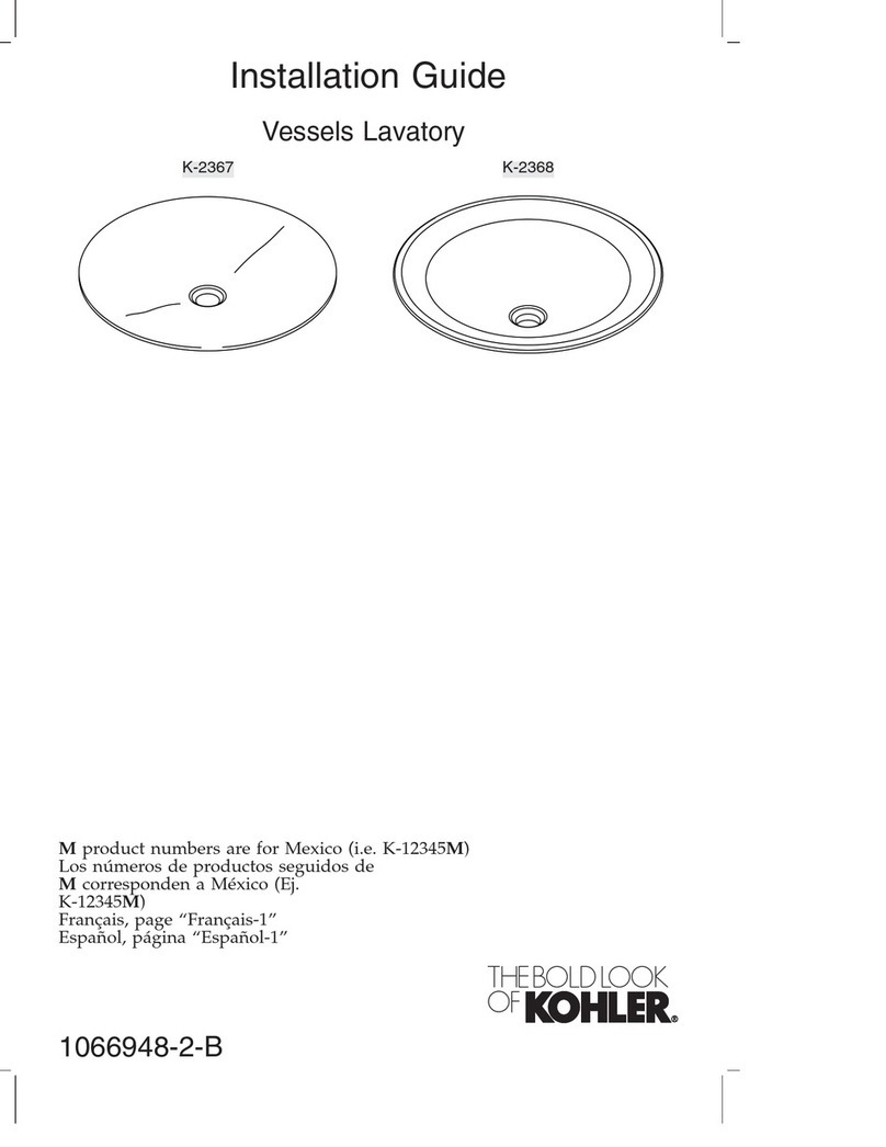 Kohler K-2367 User manual
