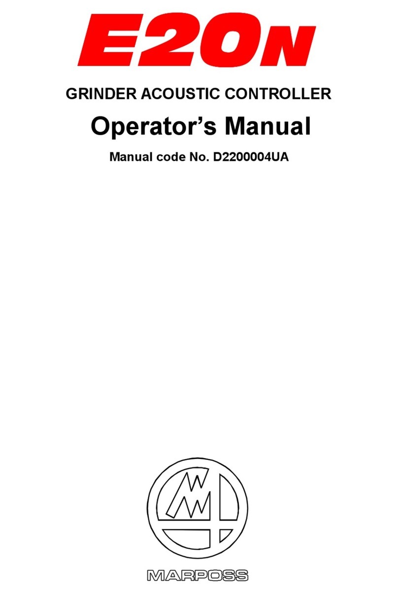 marposs E20N Operator's manual