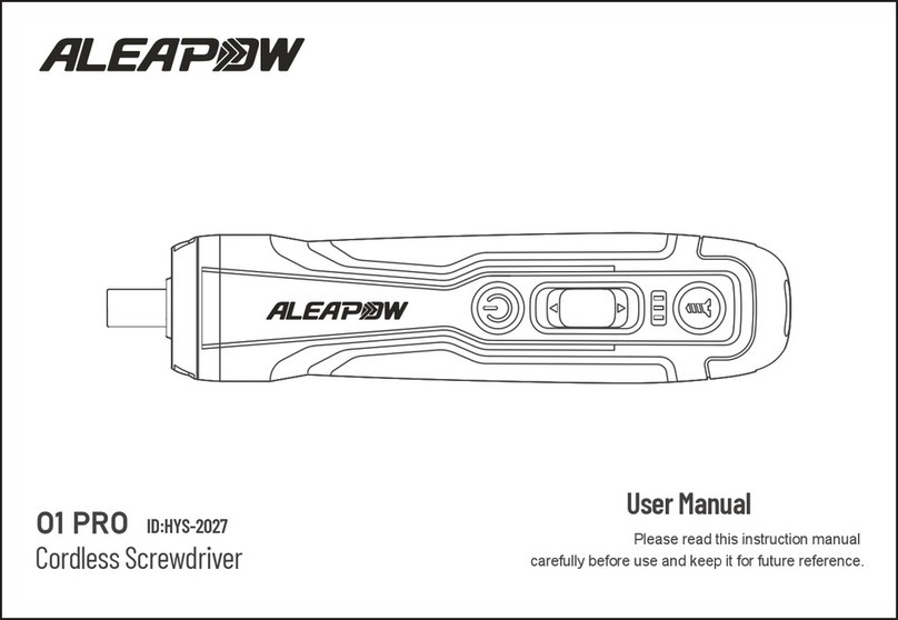 ALEAPOW 01 PRO user manual