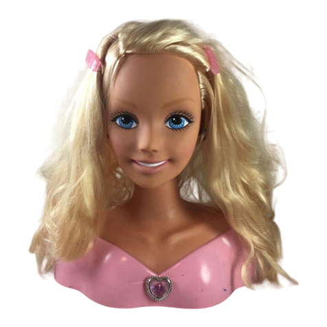 Mattel Barbie Make Me Pretty Styling Head Refresh instructions