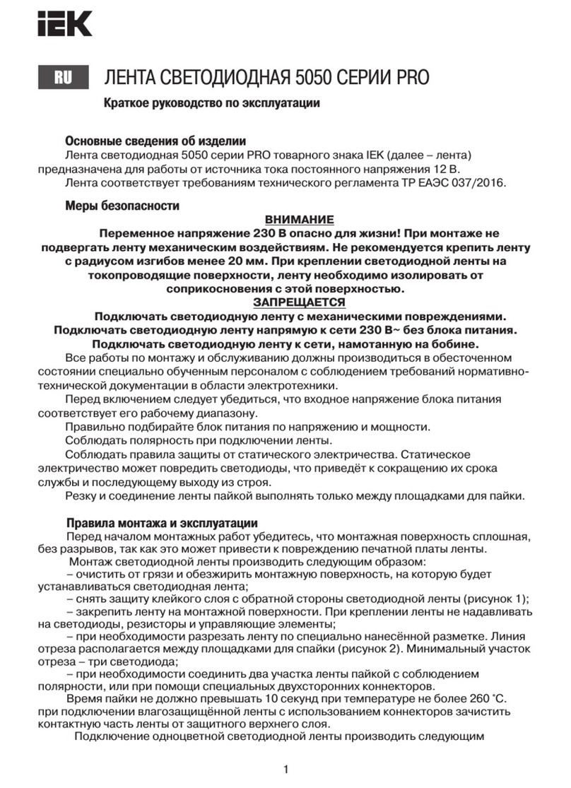 IEK PRO Series manual
