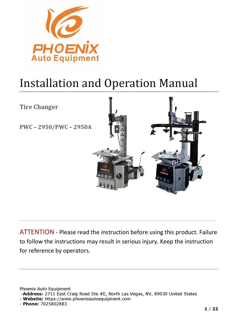 Phoenix PWC-2950 Installation and operation manual