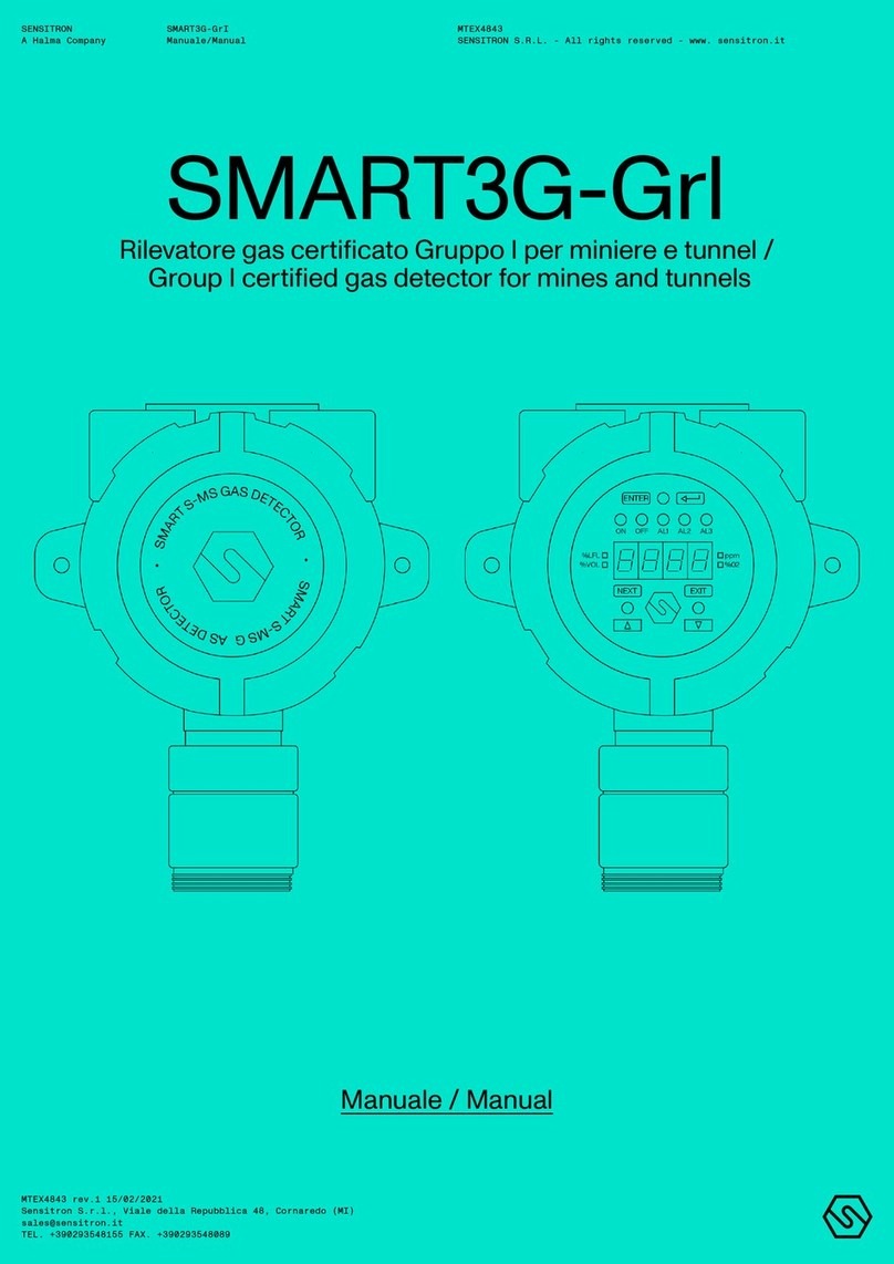 Halma SENSITRON SMART3G-GrI User manual