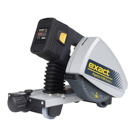eXact PipeCut P400 operating instructions