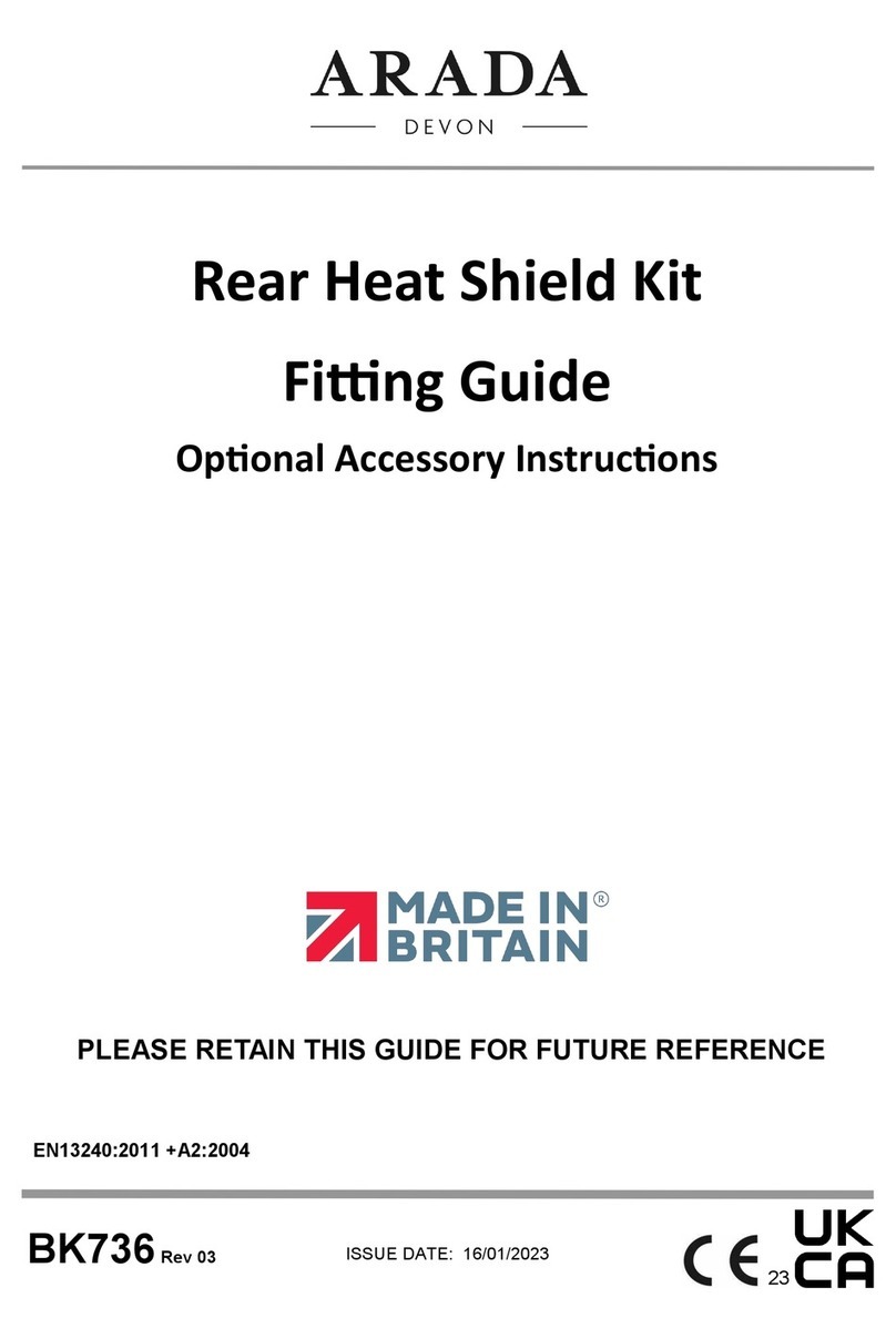 Arada BK736 Fittings guide Arada BK736 Fittings guide