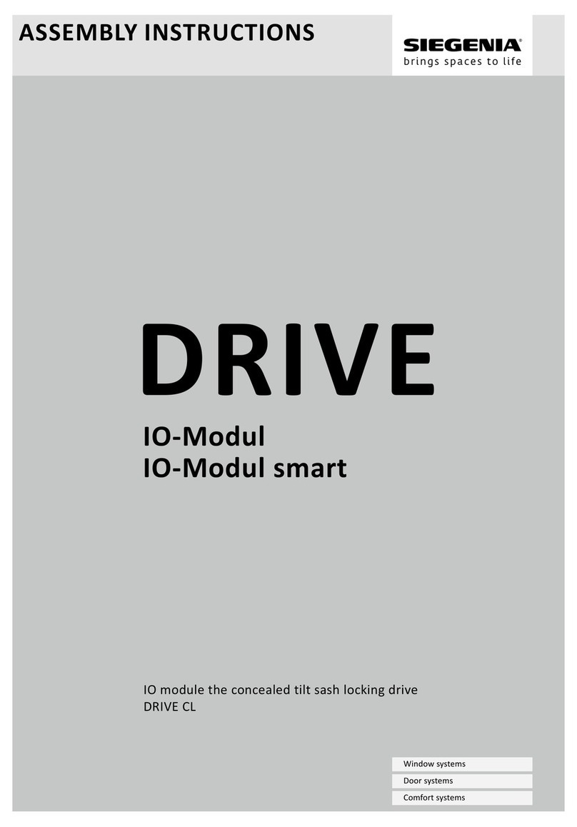 Siegenia DRIVE IO-Modul Assembly instructions