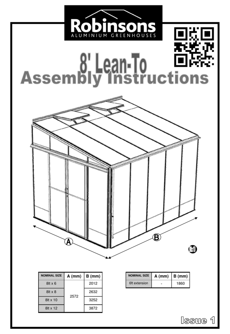 Robinson 8' Lean-To Assembly instructions