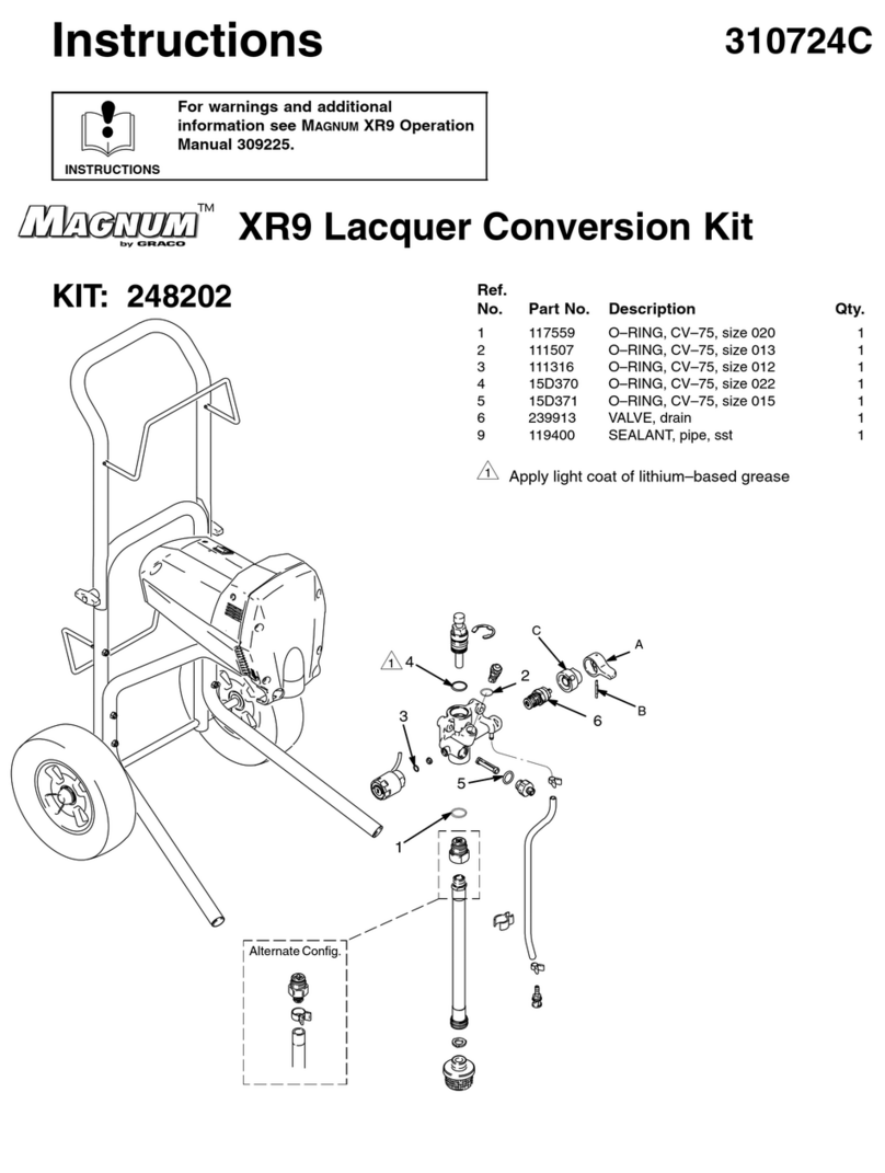 Graco Magnum XR9 User manual