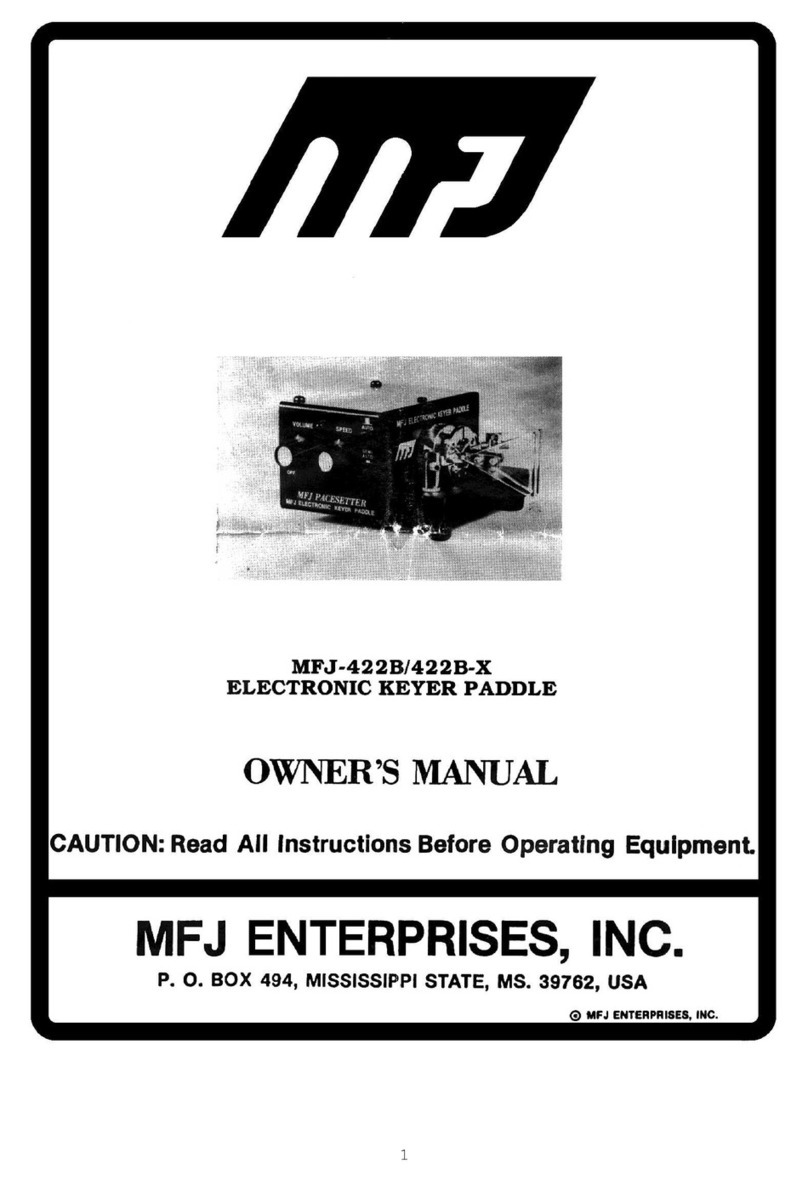 MFJ Enterprises MFJ-422B owner's manual
