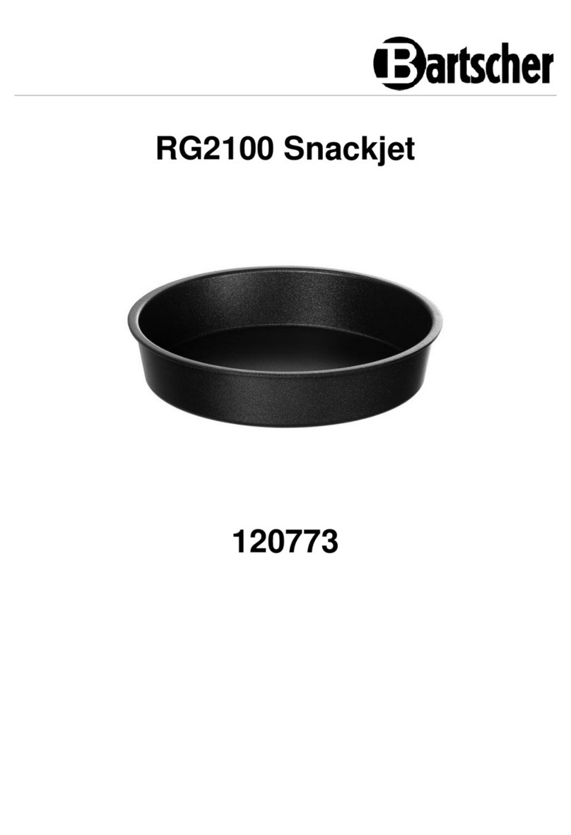 Bartscher RG2100 Original instruction manual
