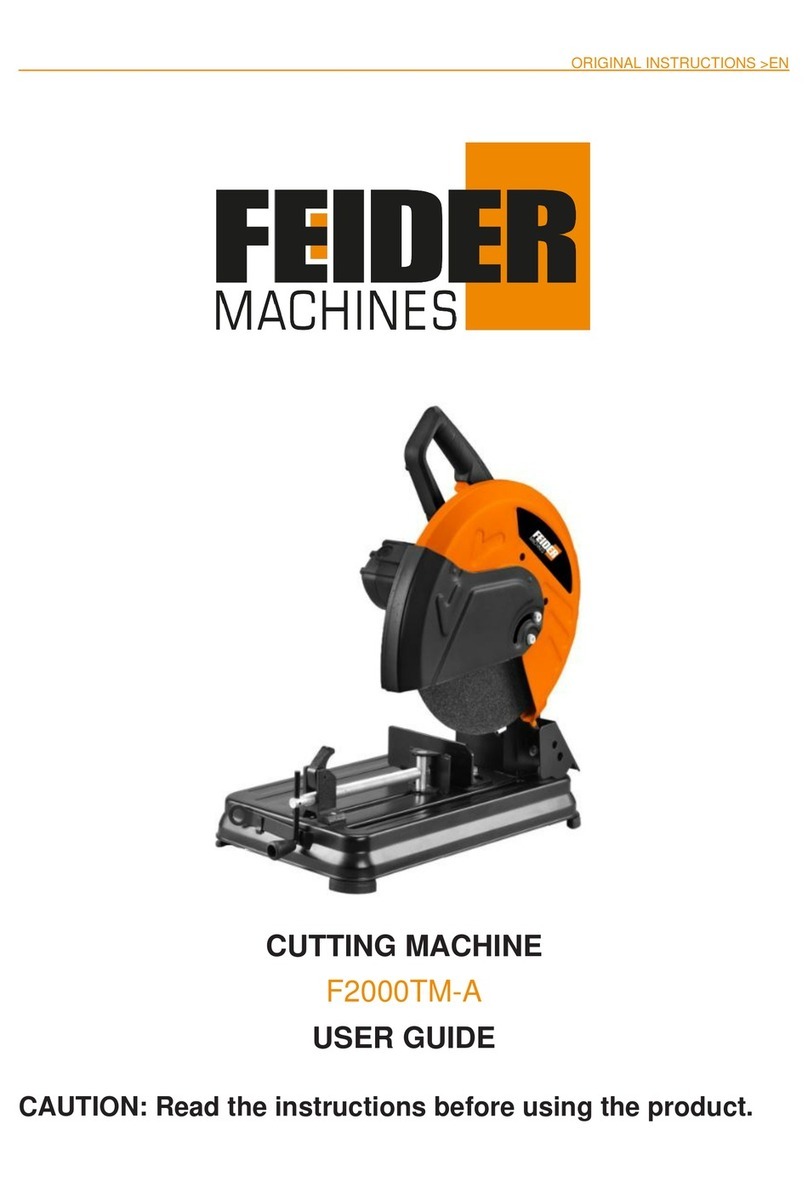 Feider Machines F2000TM-A Original instructions