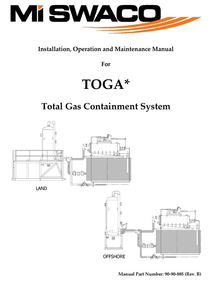 Mi Swaco TOGA Installation, operation and maintenance manual