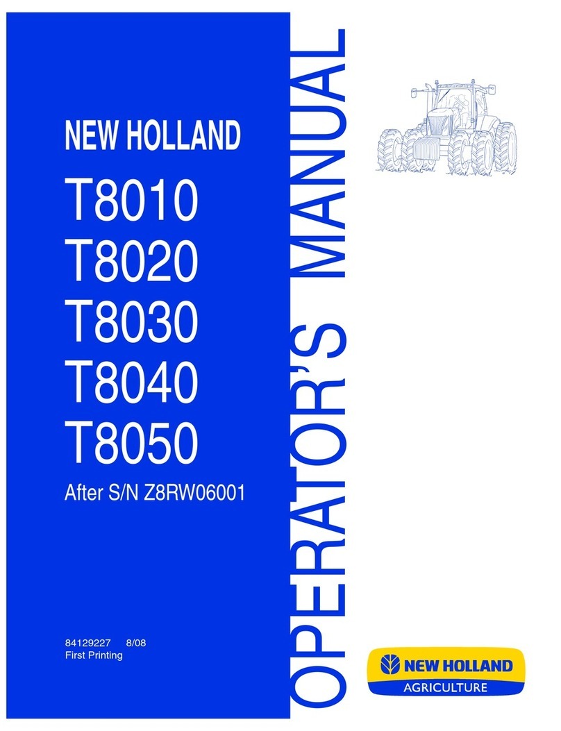New Holland T8010 User manual