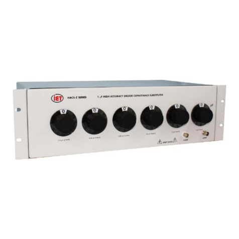 IET Labs HACS-Z-A-6E-1pF Troubleshooting guide