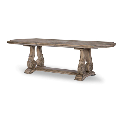 Legacy Classic Furniture TRESTLE TABLE TOP BASE 1630-622 Assembly instructions Legacy Classic Furniture TRESTLE TABLE TOP BASE 1630-622 Assembly instructions