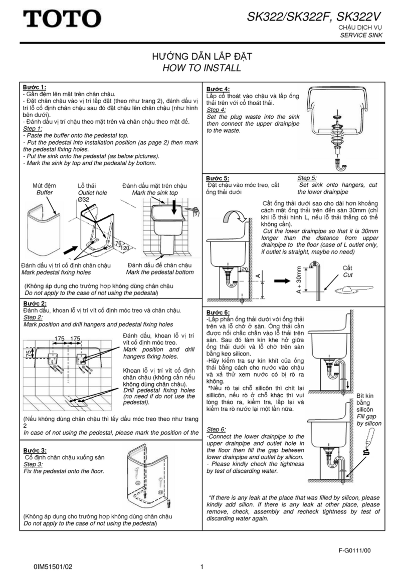 Toto SK322 How to install