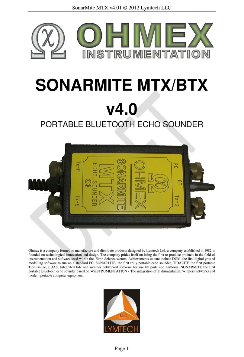 Lymtech Ohmex SonarMite MTX manual Lymtech Ohmex SonarMite MTX manual