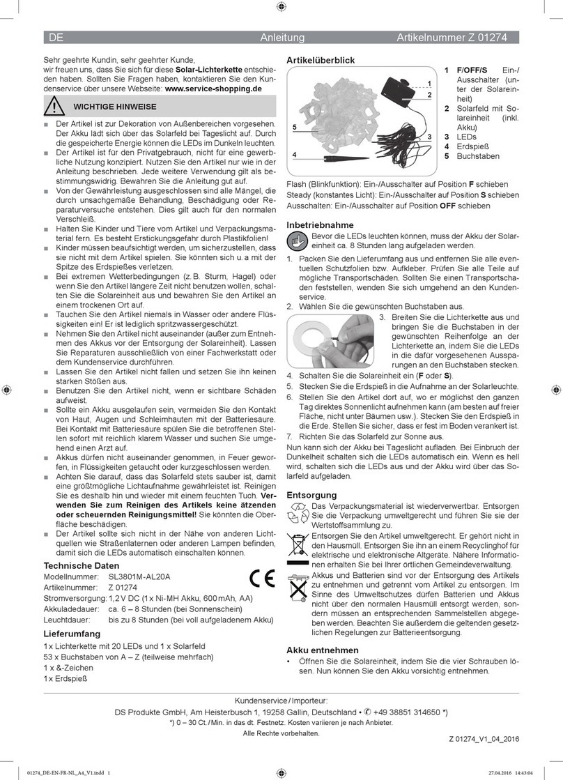Westfalia Z 01274 instructions