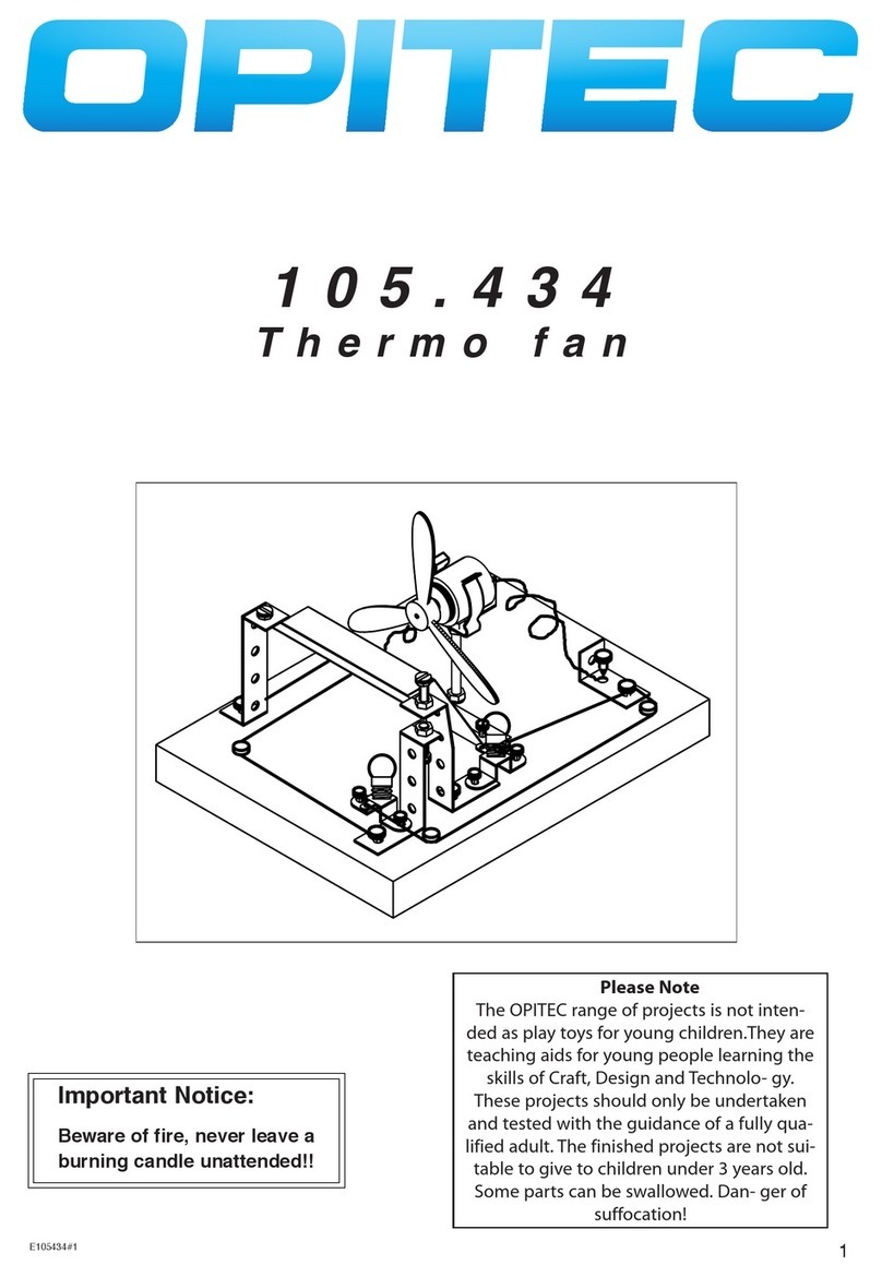 Opitec Thermo fan 105.434 manual Opitec Thermo fan 105.434 manual