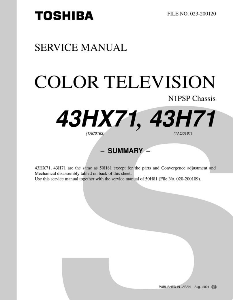 Toshiba 43HX71 User manual Toshiba 43HX71 User manual