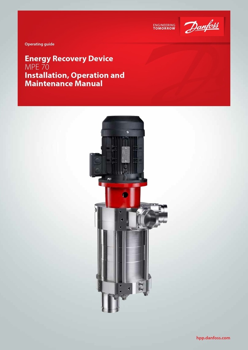 Danfoss MPE 70 operating guide