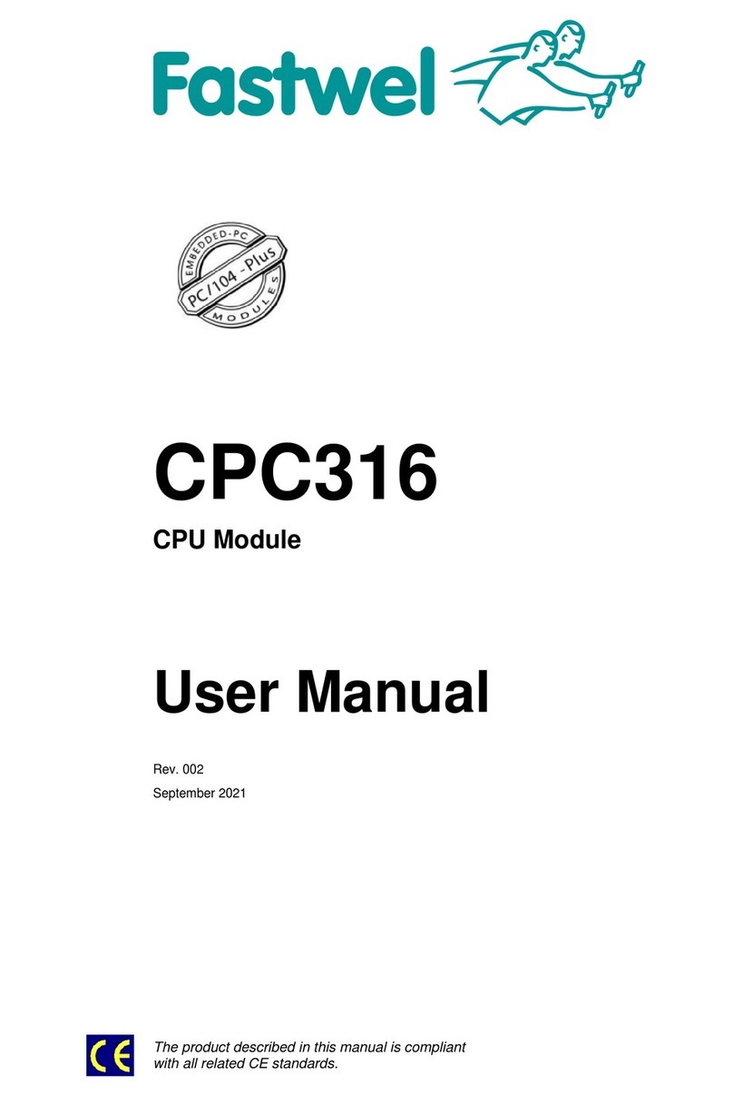 Fastwel CPC316 User manual