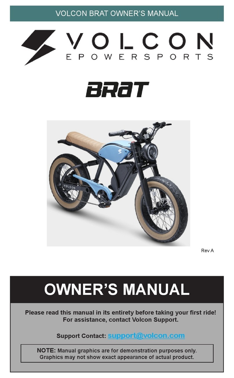 VOLCON BRAT owner's manual