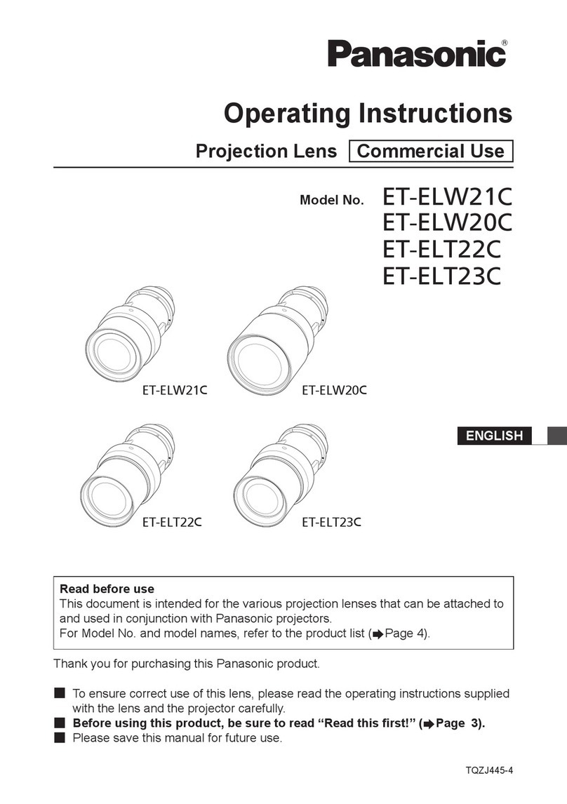 Panasonic ET-ELW21C User manual Panasonic ET-ELW21C User manual