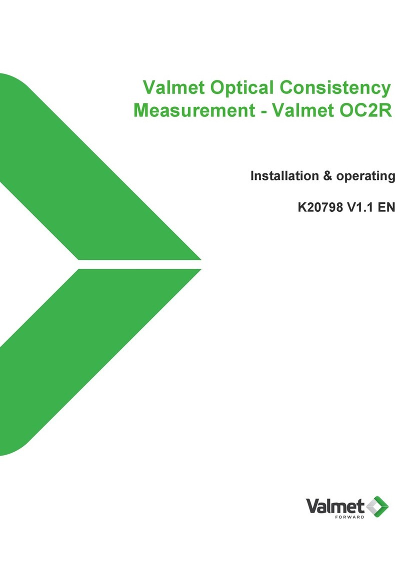 Valmet OC2R Installation & operating manual