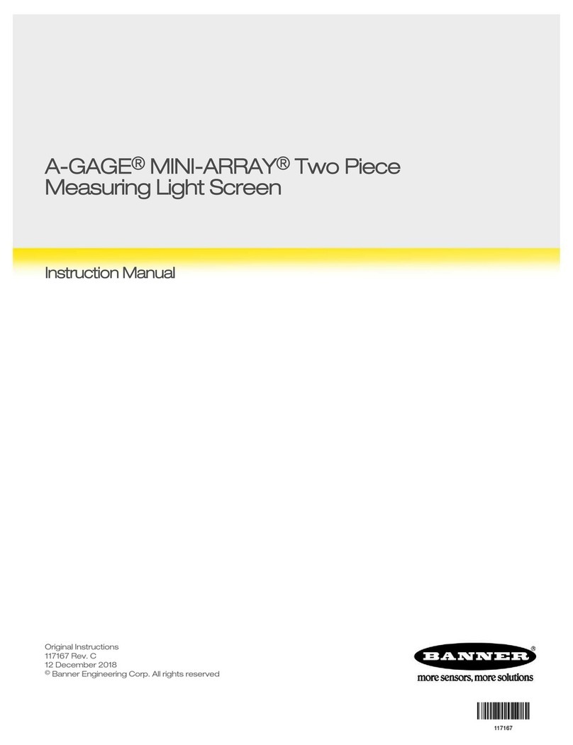 Banner A-GAGE MINI-ARRAY User manual