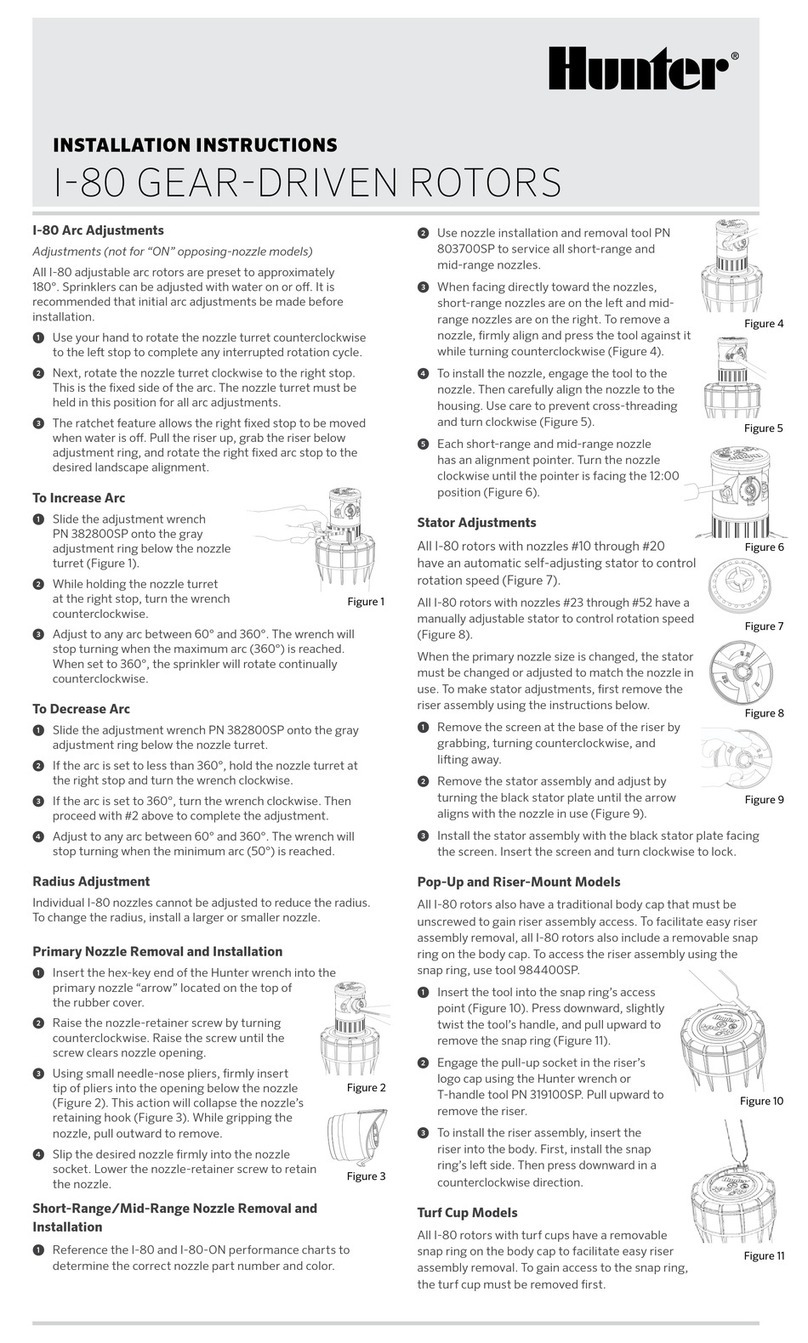 Hunter I-80 installation instructions