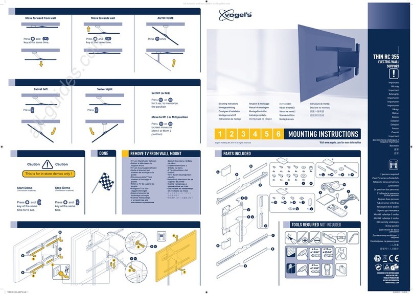 VOGELS THIN RC 355 User manual