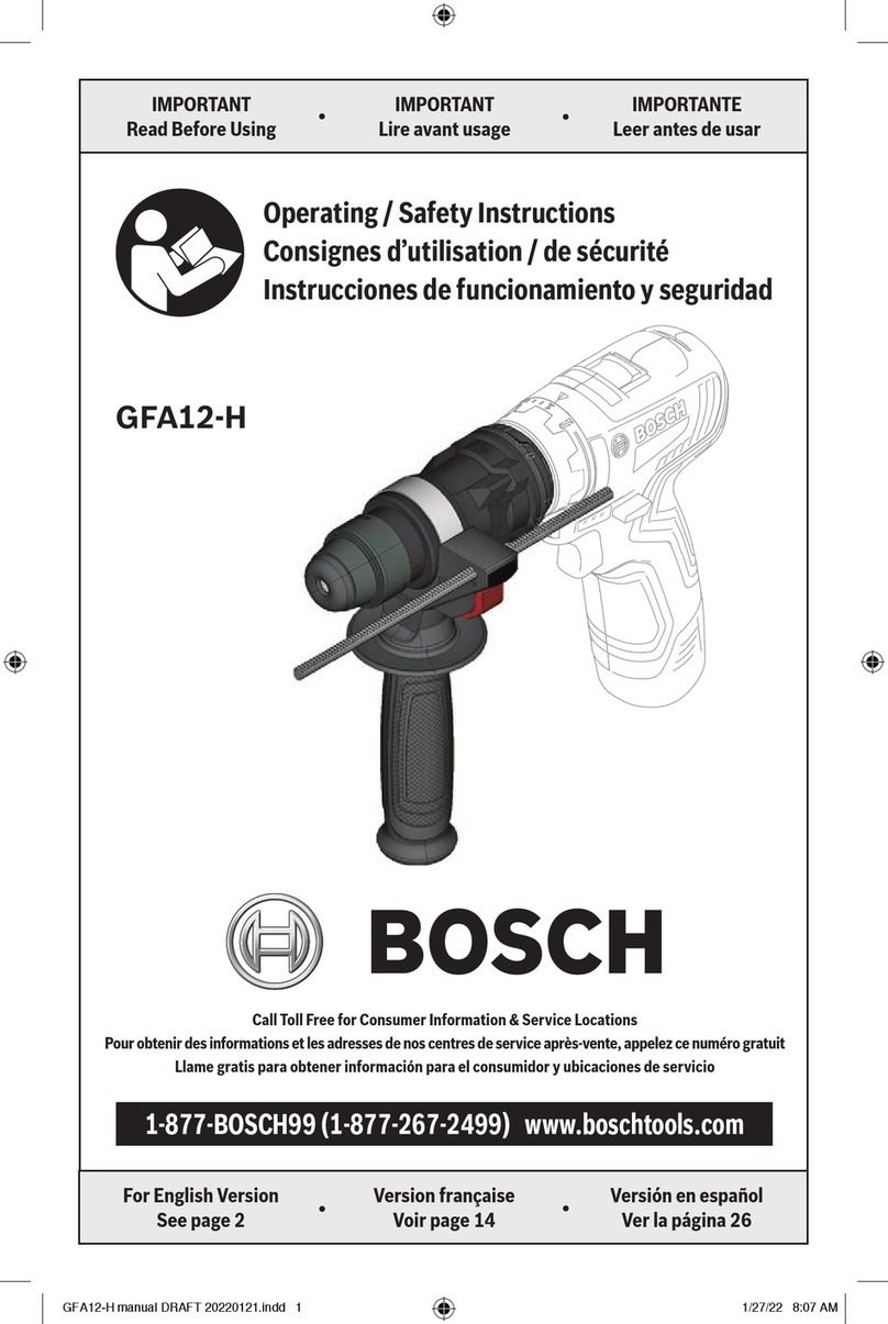 Bosch SDS-plus GFA12-H Operating/safety instructions
